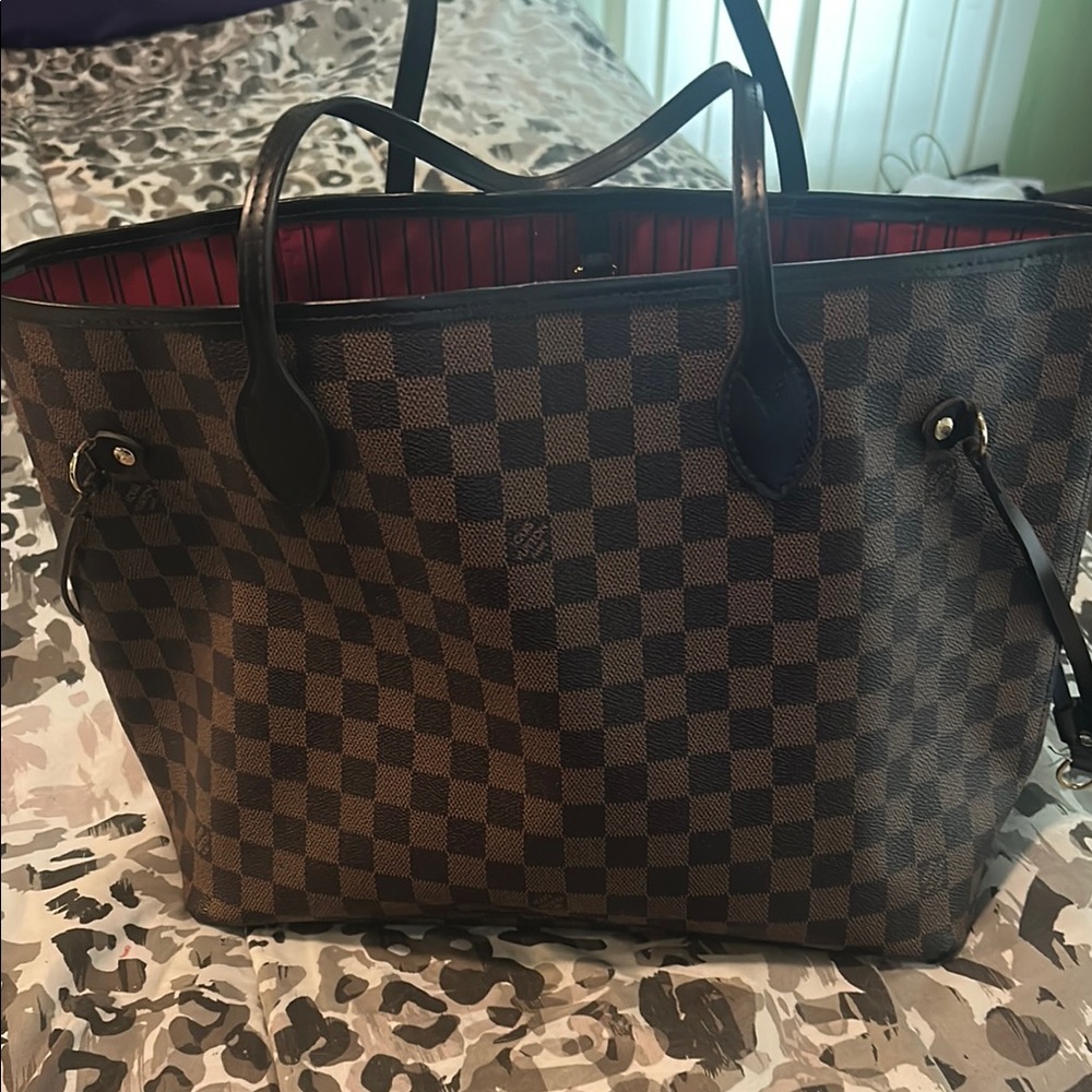 Louis Vuitton Brown and Black Damier Ebene Tote